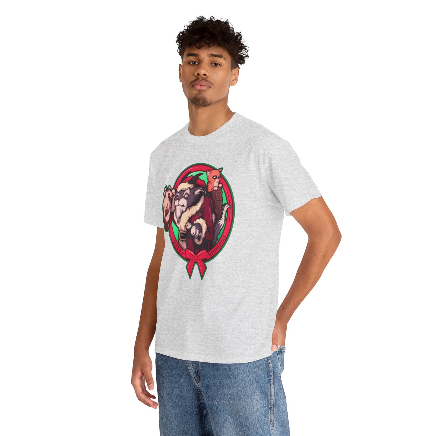 Kitty Krampus Unisex Heavy Cotton Tee