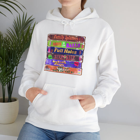 Adult 90s VHS Unisex Heavy Blend Hooded Sweatshirt