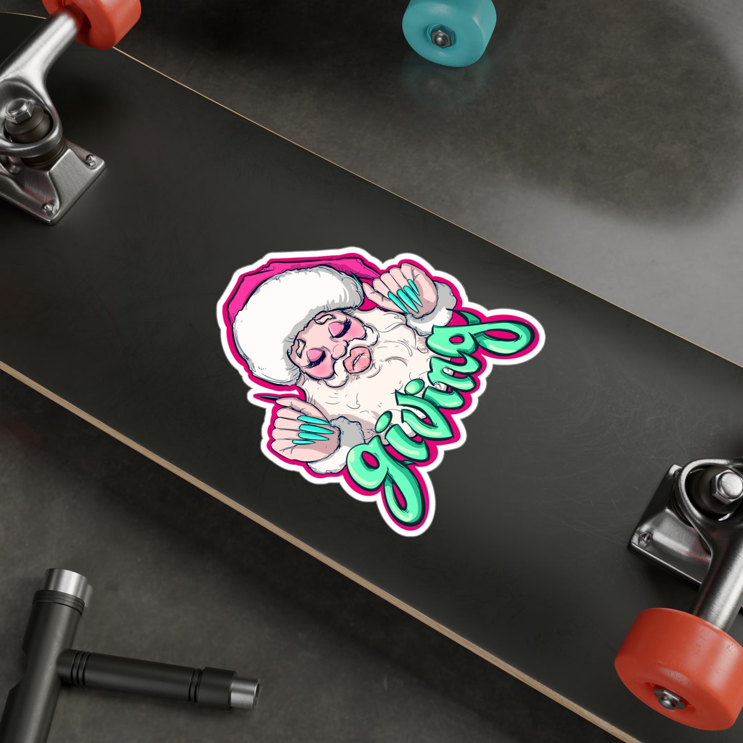 It's Giving Kiss-Cut Vinyl Decal