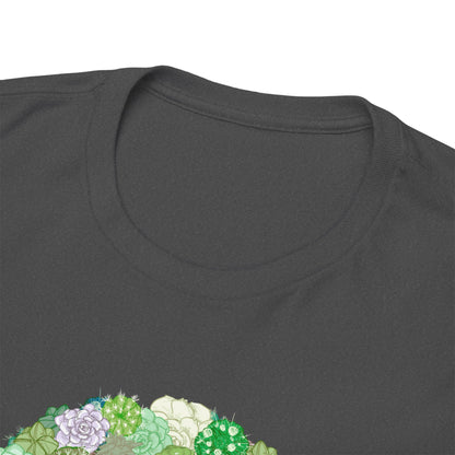 Succulent Skull Unisex Heavy Cotton Tee