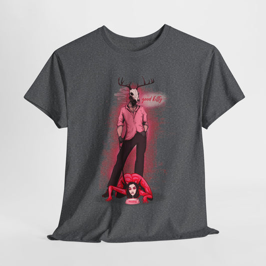 Deer Daddy Series 10: Good Kitty Unisex Heavy Cotton Tee