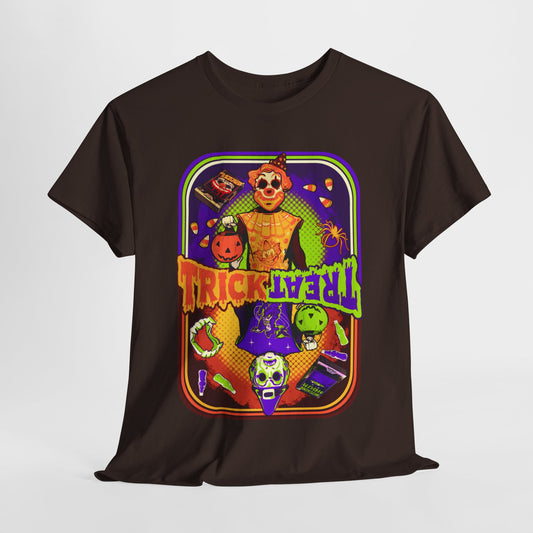 As Above So Below Retro Halloween Unisex Heavy Cotton Tee
