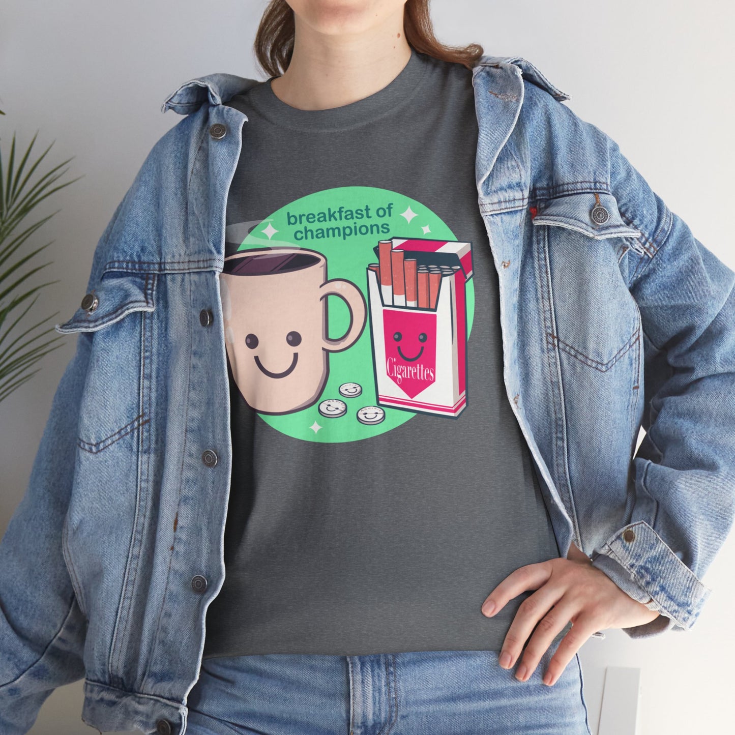 Breakfast of Champions Unisex Heavy Cotton Tee