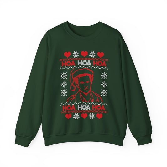 HOA HOA HOA Christmas (Red) Unisex Heavy Blend™ Crewneck Sweatshirt