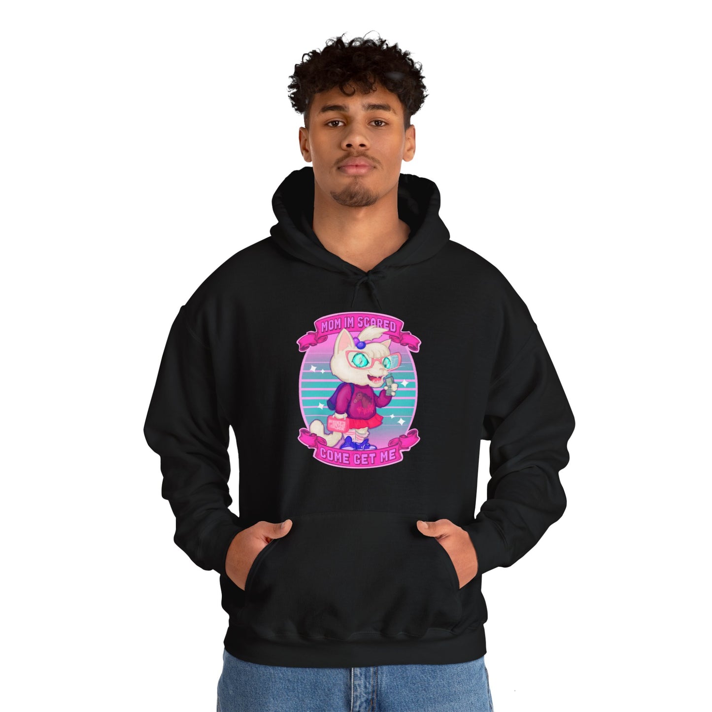 Mom I'm Scared Unisex Heavy Blend Hooded Sweatshirt
