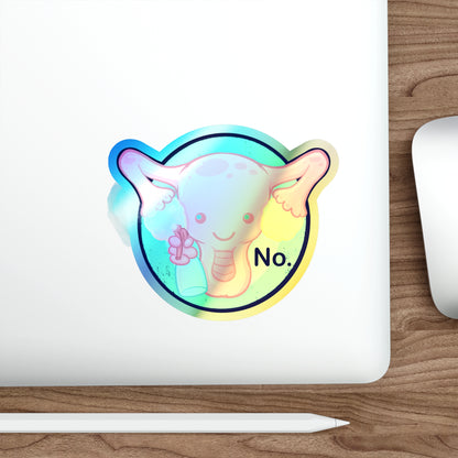Cute-urus Holographic Die-cut Stickers