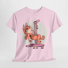 Scratching Pole Unisex Heavy Cotton Tee