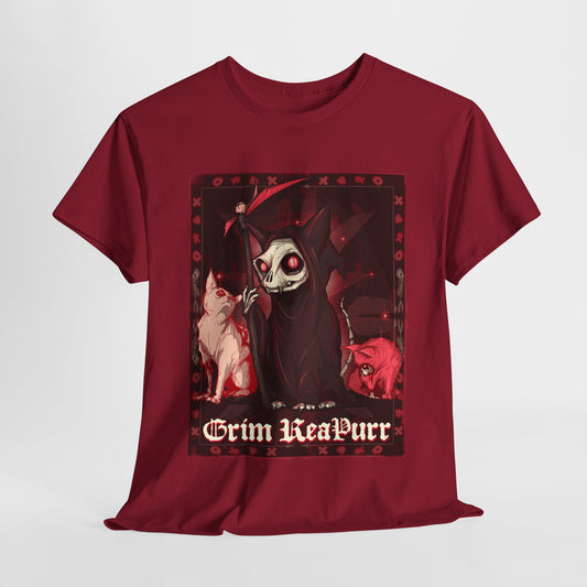 Grim ReaPurr Unisex Heavy Cotton Tee
