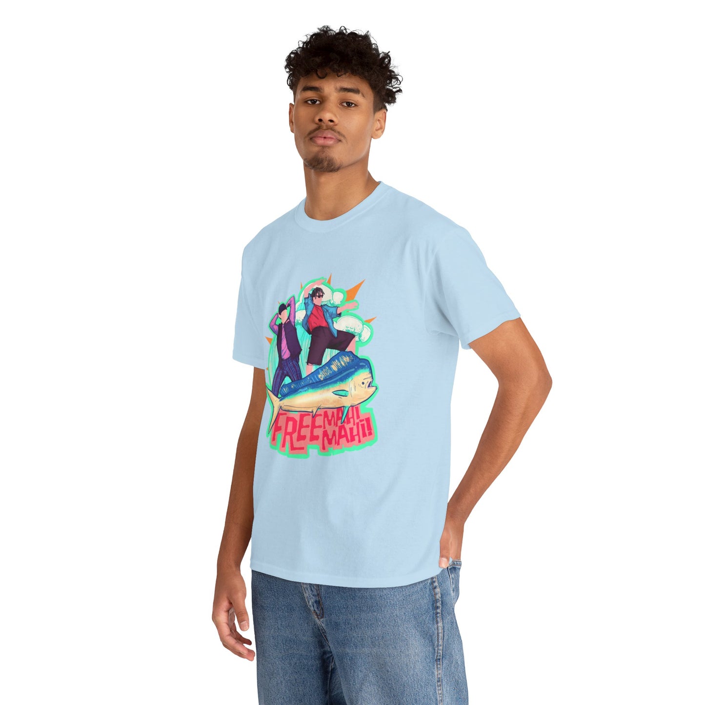Free Mahi Mahi Unisex Heavy Cotton Tee
