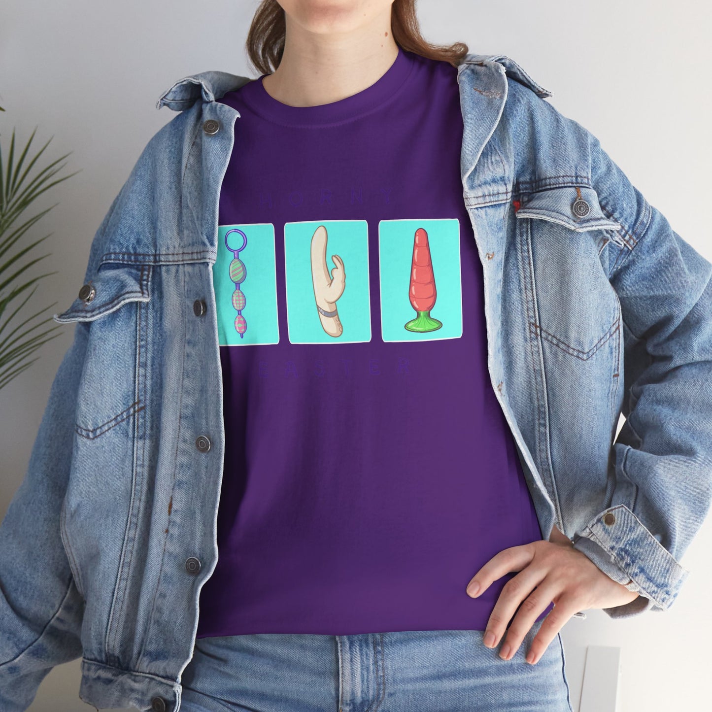 Horny Easter Unisex Heavy Cotton Tee