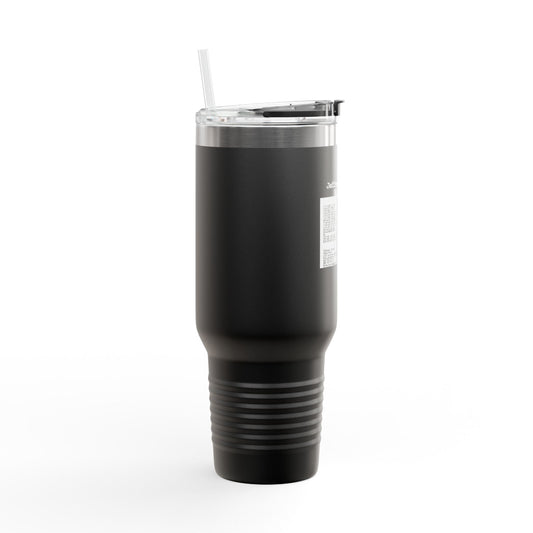 Little Black Book Page 85 Insulated Travel Mug, 40oz