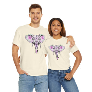 Sugar Skull Elephant Unisex Heavy Cotton Tee