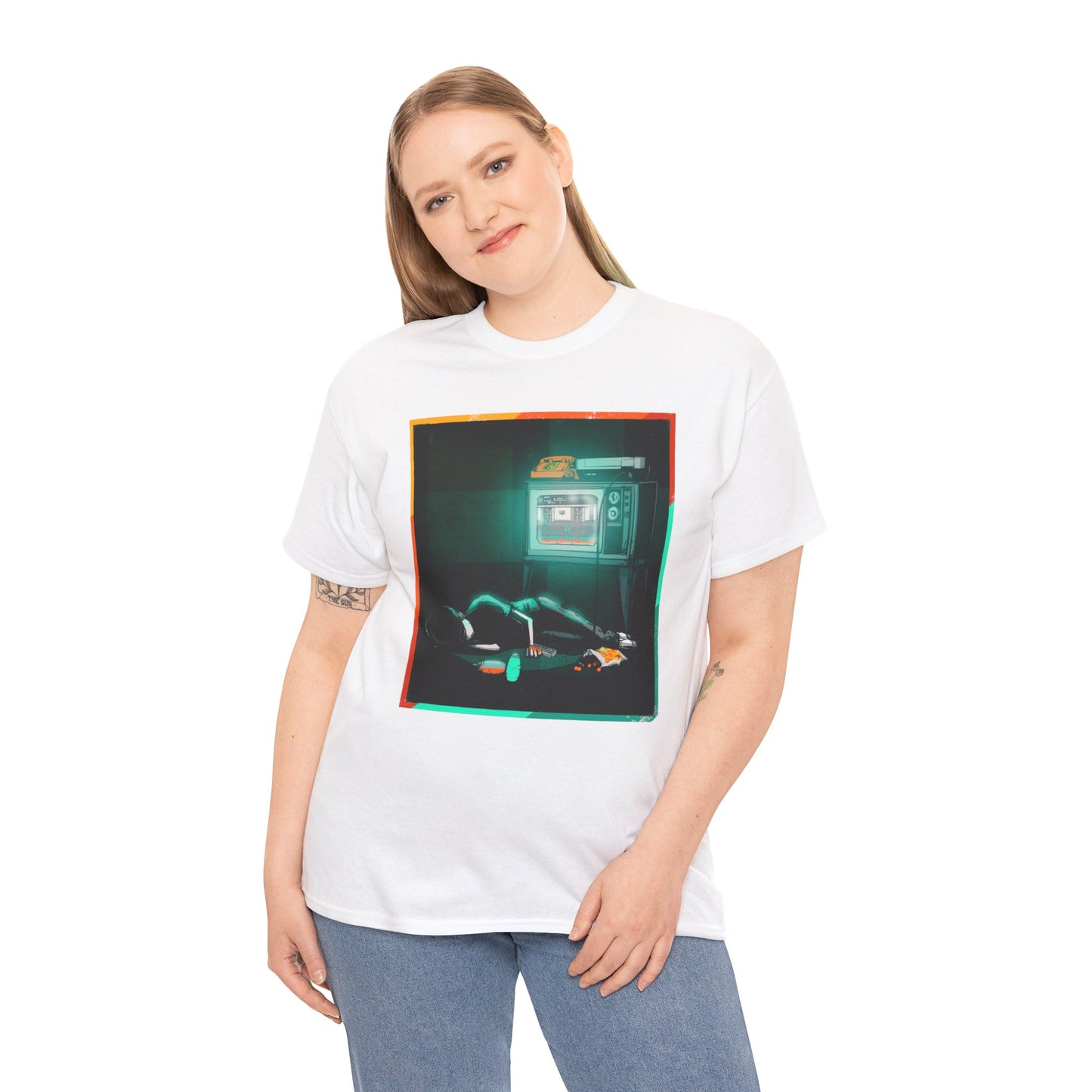 Long Night Unisex Heavy Cotton Tee