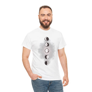 Cat Phases Unisex Heavy Cotton Tee