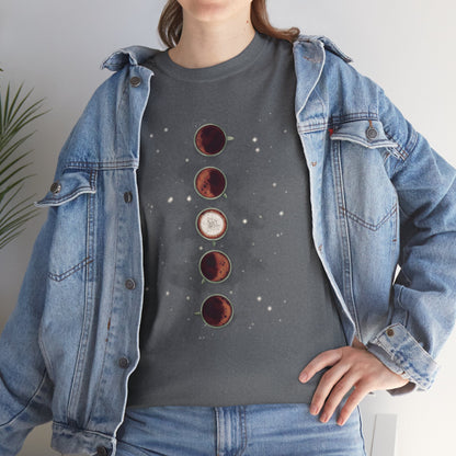 Lunar Coffee Unisex Heavy Cotton Tee
