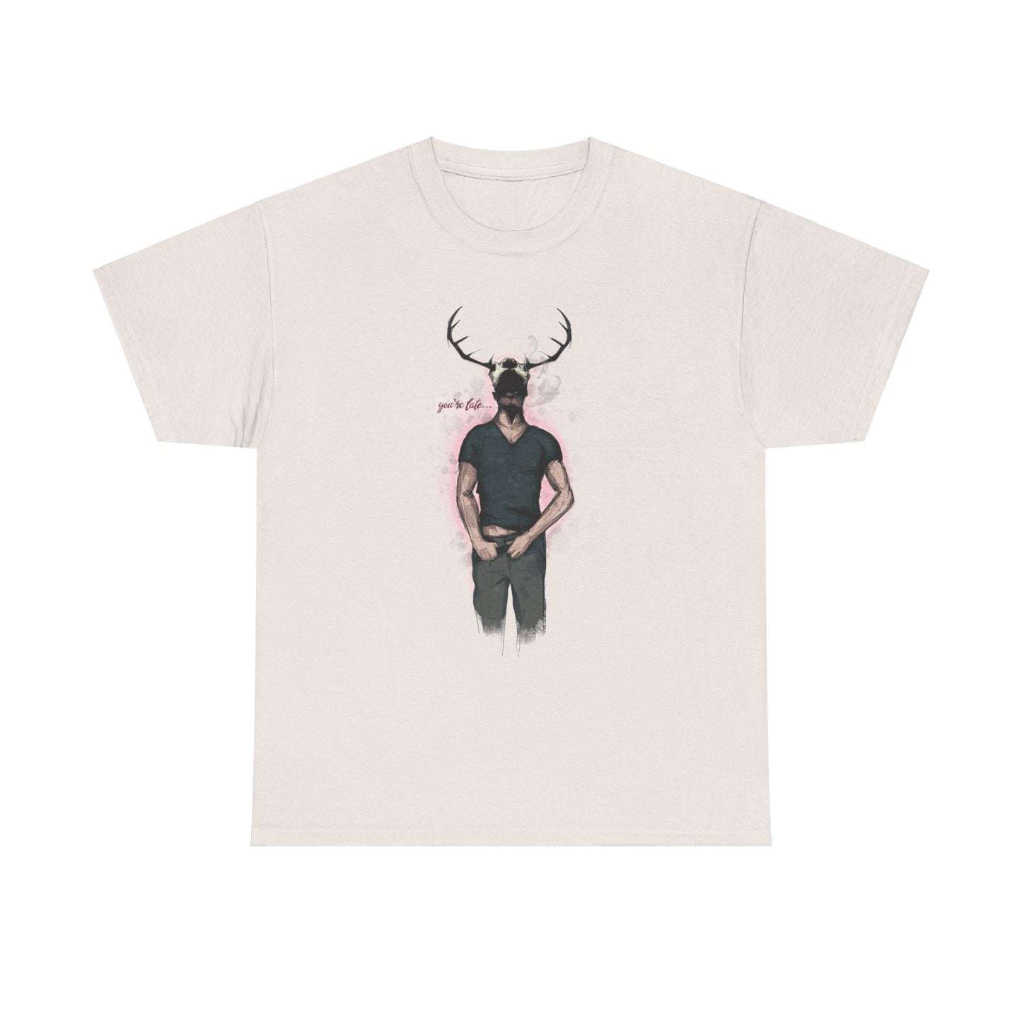 Deer Daddy Series 5: Youre Late Unisex Heavy Cotton Tee