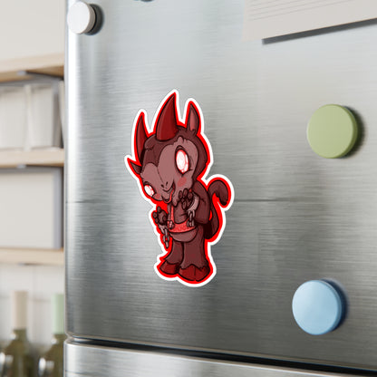 Plushie Krampus Kiss-Cut Vinyl Decal