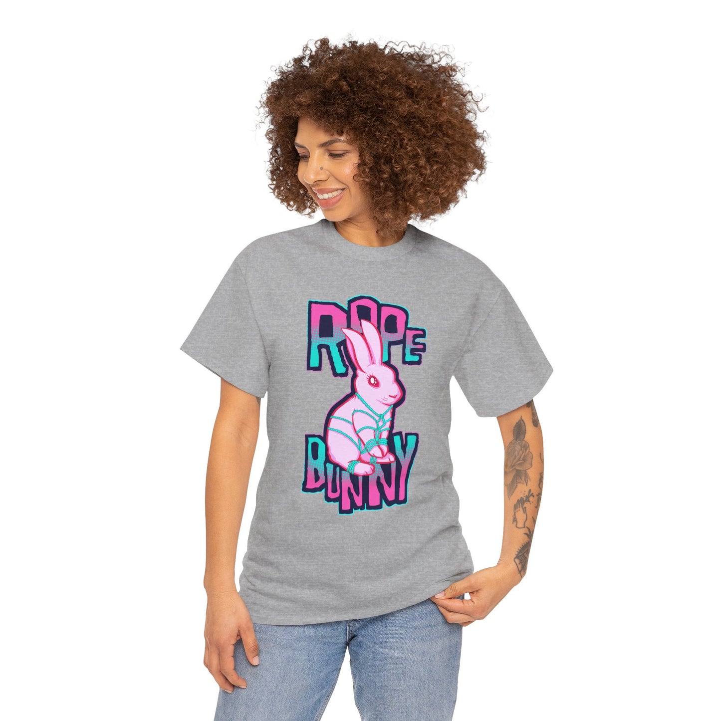 Rope Bunny Unisex Heavy Cotton Tee