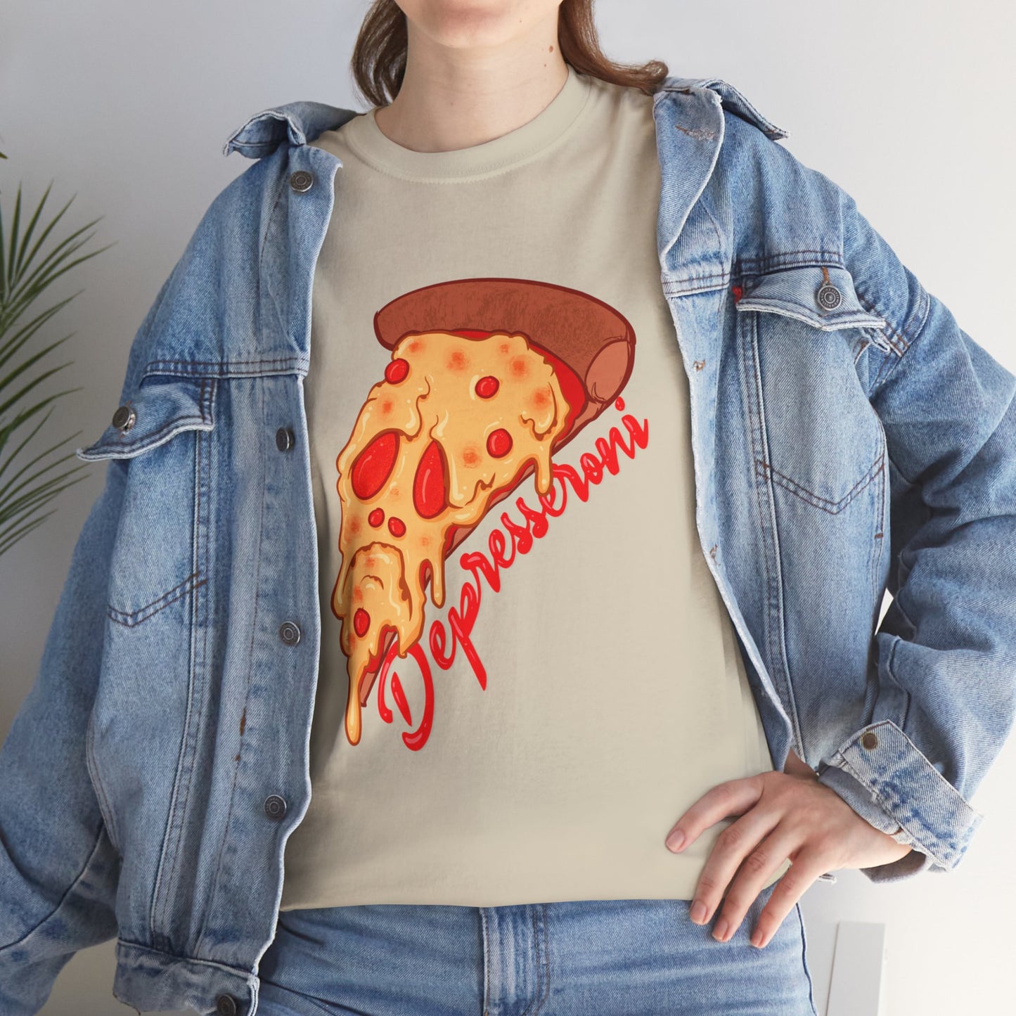 Depresseroni Unisex Heavy Cotton Tee