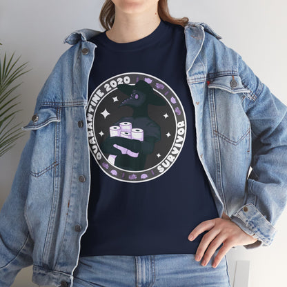Quarantine 2020 Survivor Unisex Heavy Cotton Tee