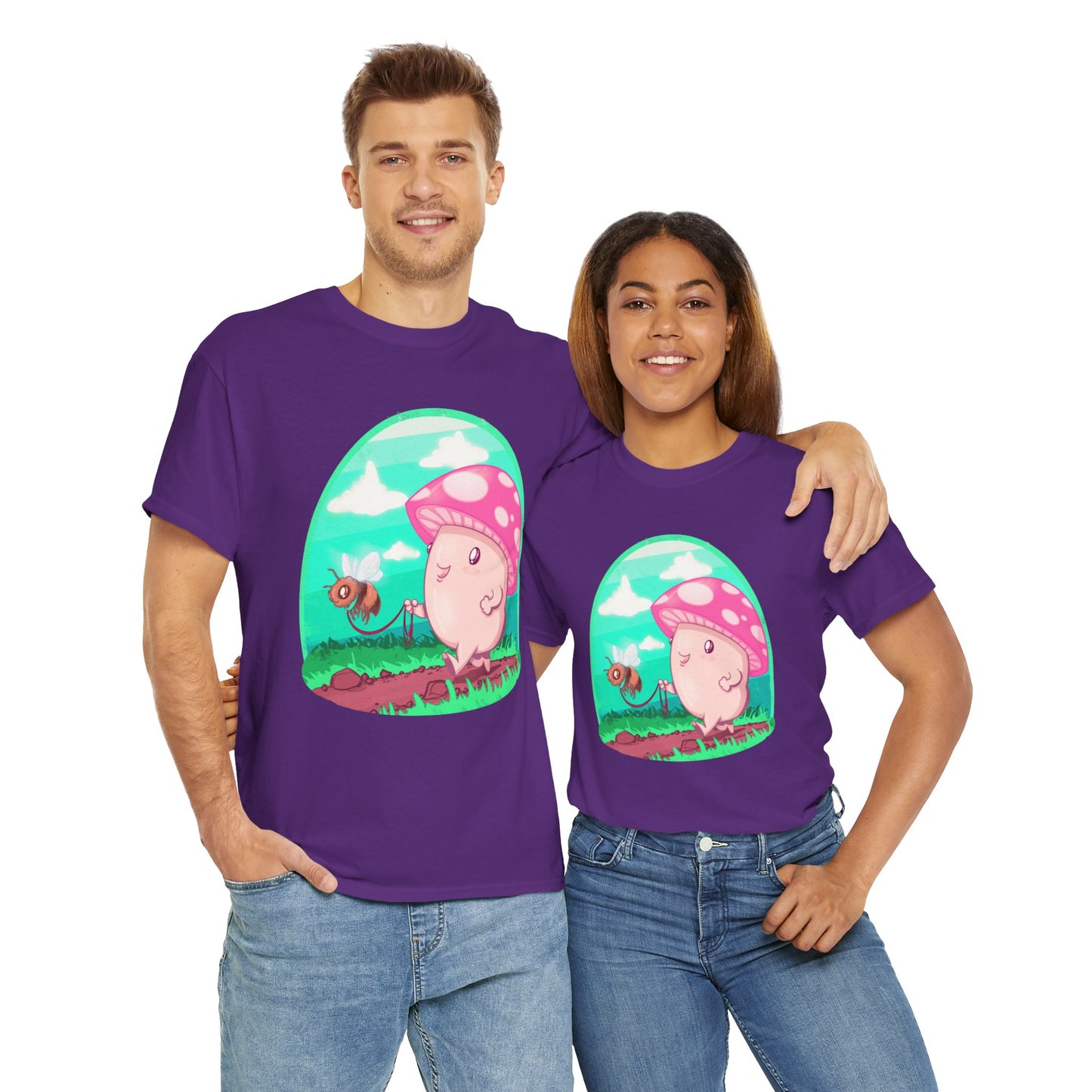 Bee Walk Unisex Heavy Cotton Tee