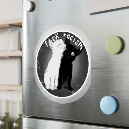 Fuck Racism Kiss-Cut Vinyl Decal