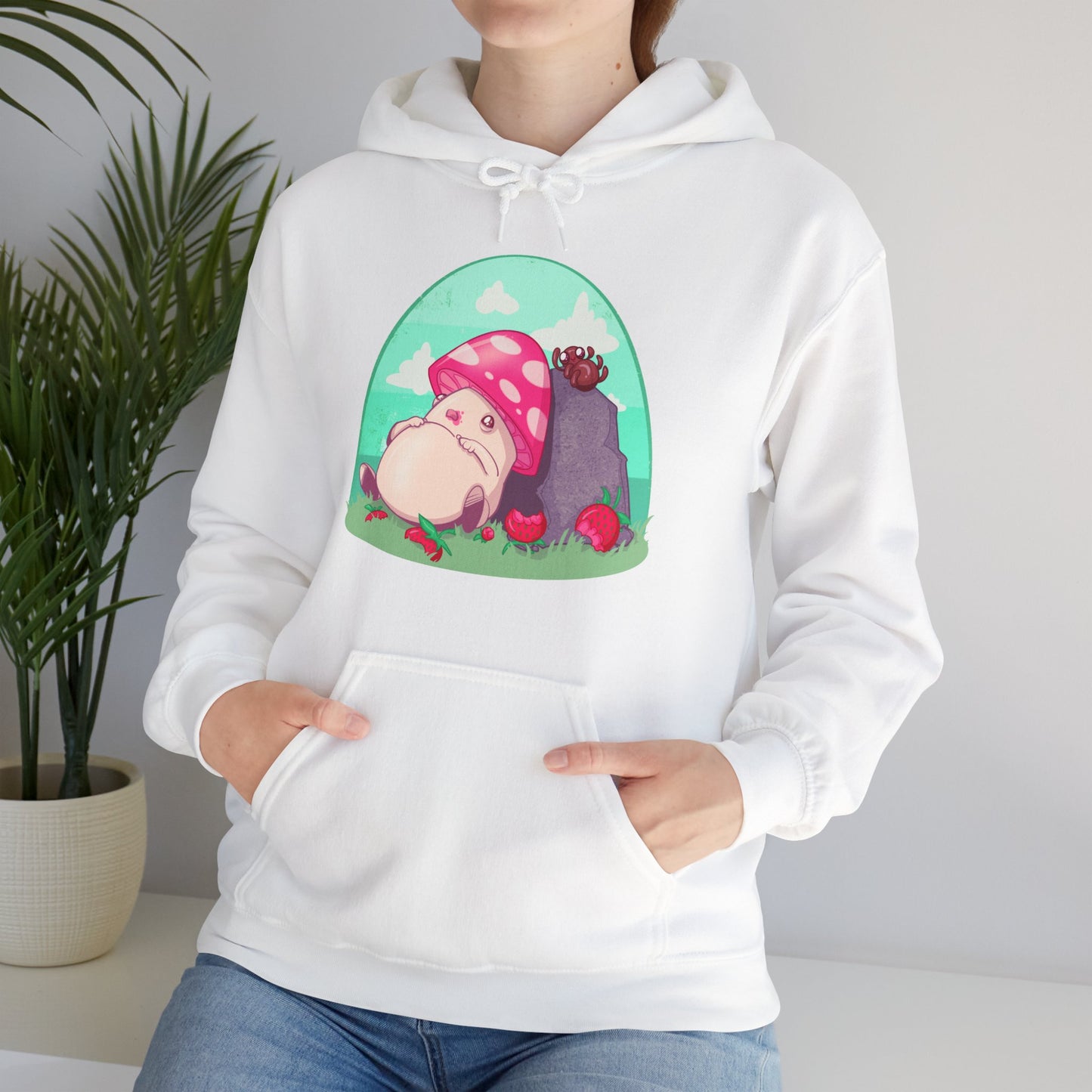Tummy Ache Unisex Heavy Blend Hooded Sweatshirt