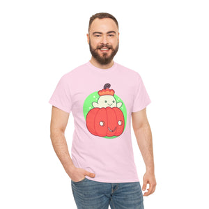 Pumpkin Ghost Unisex Heavy Cotton Tee