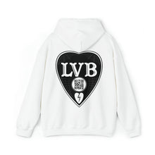 LVB Logo Front, Back, Sleeves Heavy Blend Hooded Sweatshirt