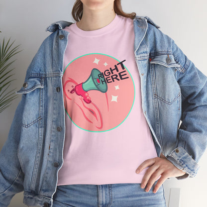 Right Here Unisex Heavy Cotton Tee