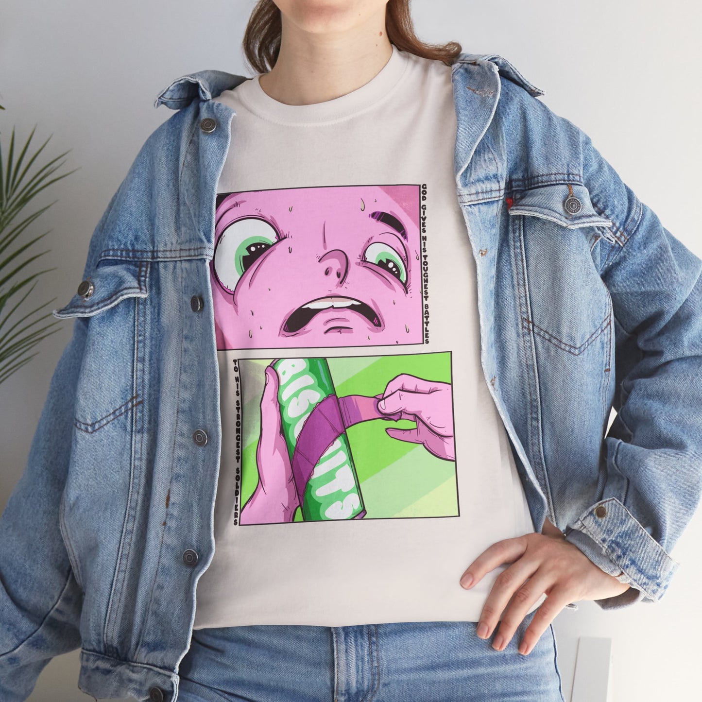Biscuit Battle Unisex Heavy Cotton Tee