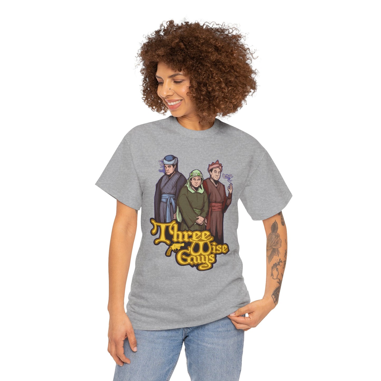 Three Wise Guys Unisex Heavy Cotton Tee