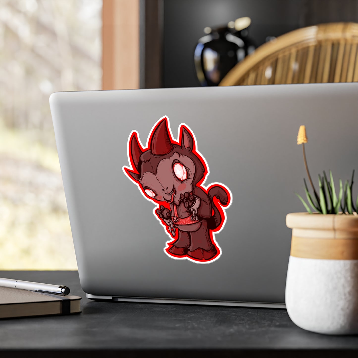Plushie Krampus Kiss-Cut Vinyl Decal
