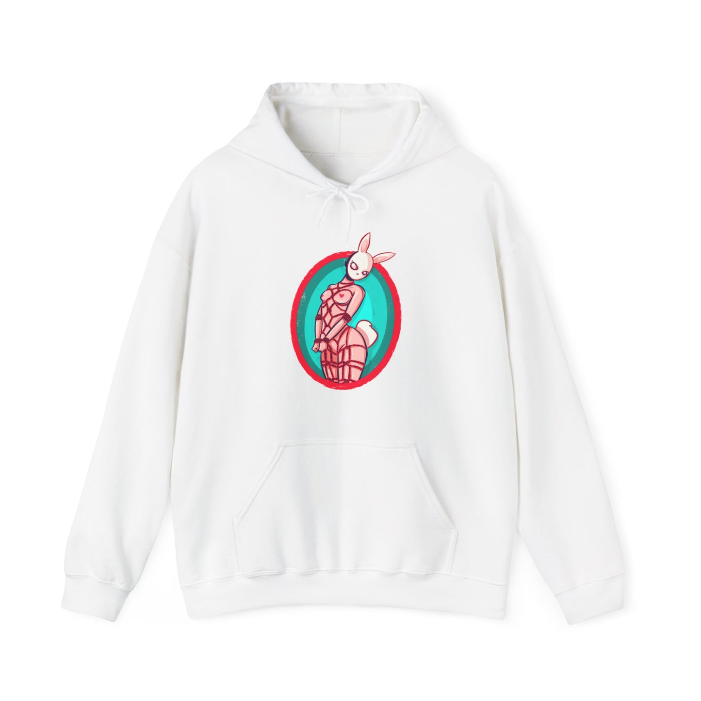 Rope Bunny Unisex Heavy Blend Hooded Sweatshirt