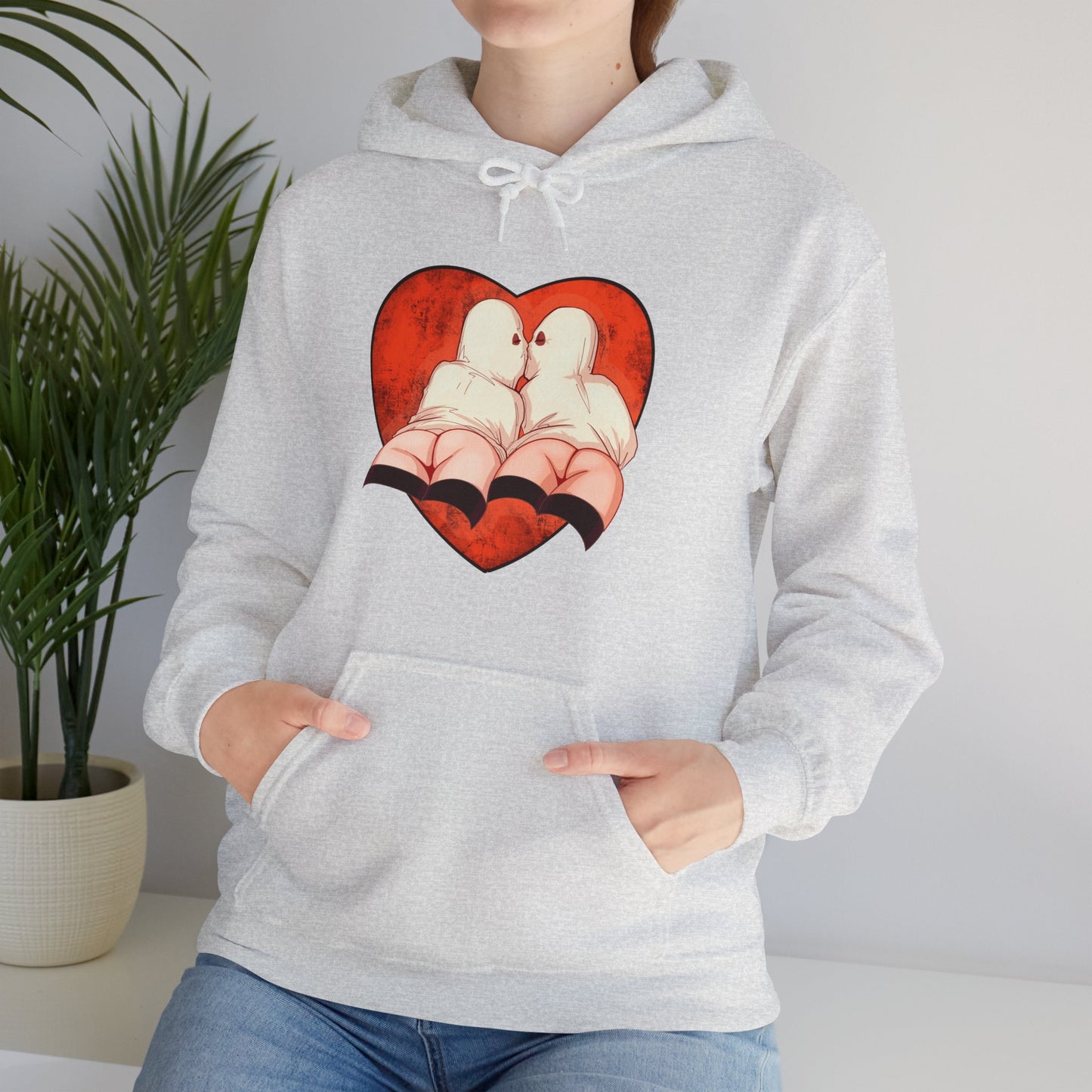 Ghost Love Unisex Heavy Blend Hooded Sweatshirt