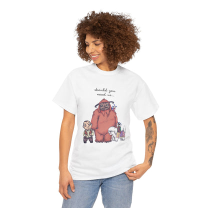 Should You Need Us Unisex Heavy Cotton Tee