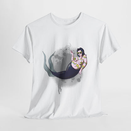 Gothic Mermaid Unisex Heavy Cotton Tee