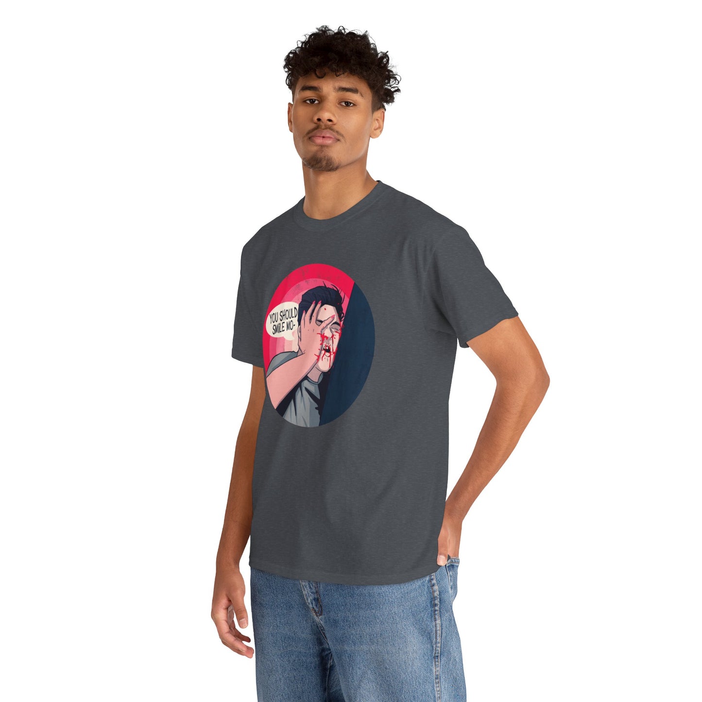 Smile Unisex Heavy Cotton Tee