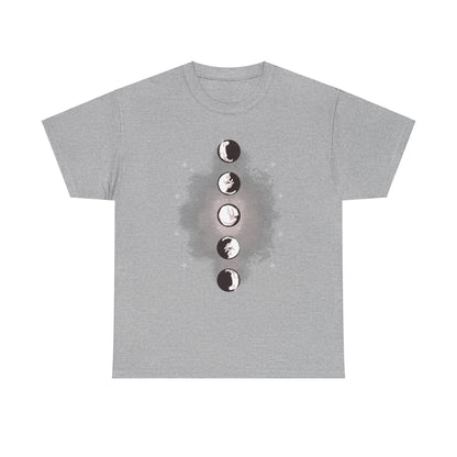 Cat Phases Unisex Heavy Cotton Tee