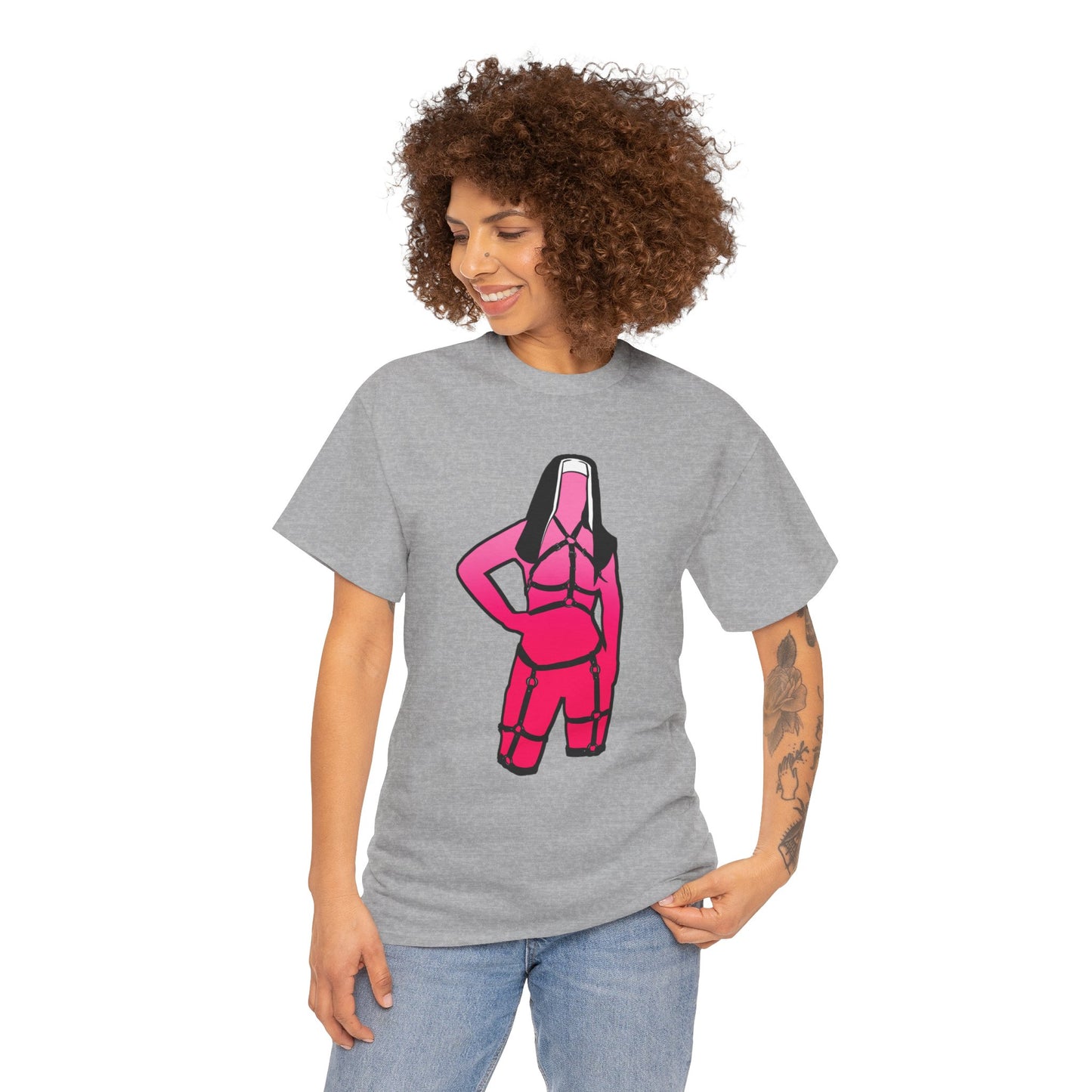 Fun Nun Unisex Heavy Cotton Tee