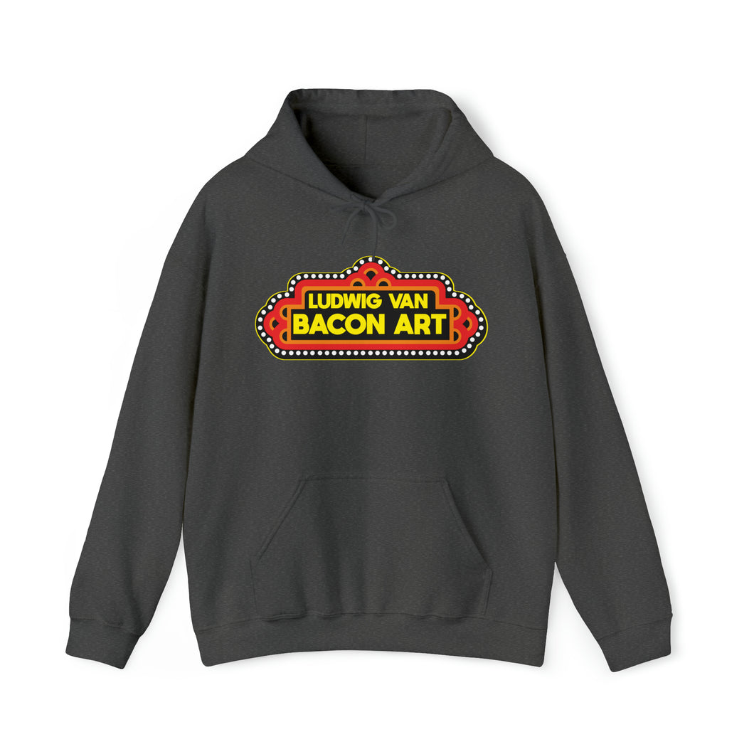 LVB's Pizza Emporium (Front & Back) Unisex Heavy Blend Hooded Sweatshirt