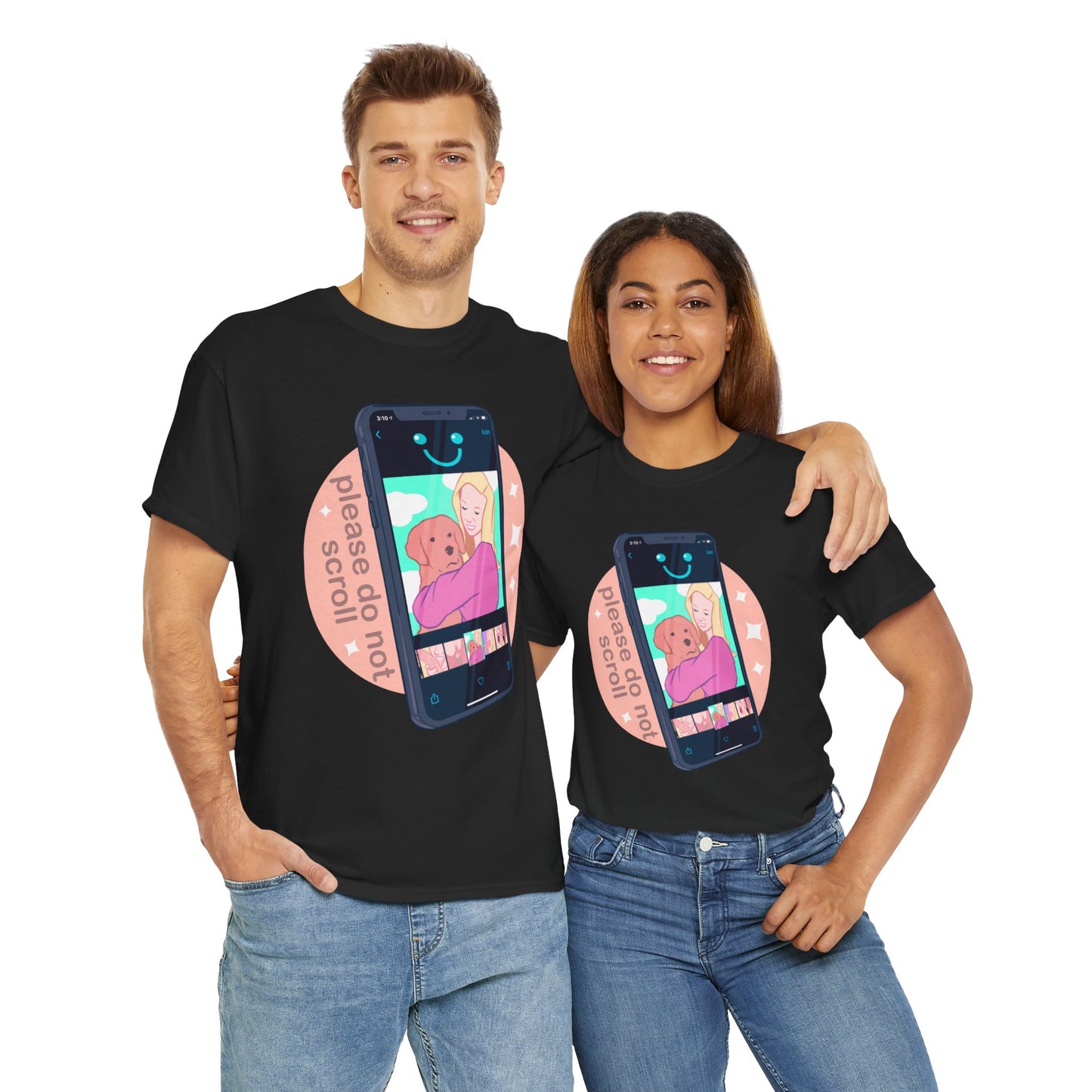 Don't Scroll Unisex Heavy Cotton Tee