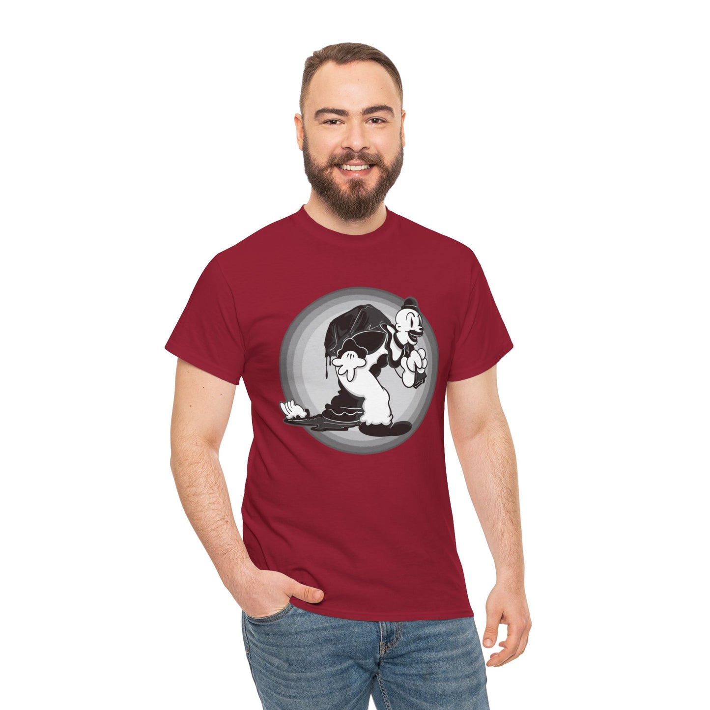 Rubber Hose Art Unisex Heavy Cotton Tee