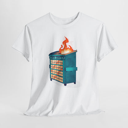 AI Data Center Dumpster Fire Unisex Heavy Cotton Tee