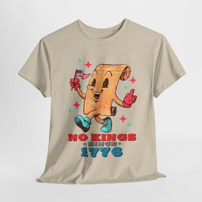 No Kings Since 1776 Unisex Heavy Cotton Tee