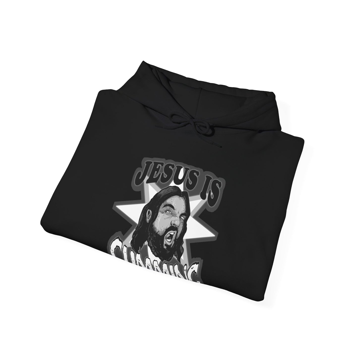 Jesus Is Cumming Unisex Heavy Blend Hooded Sweatshirt