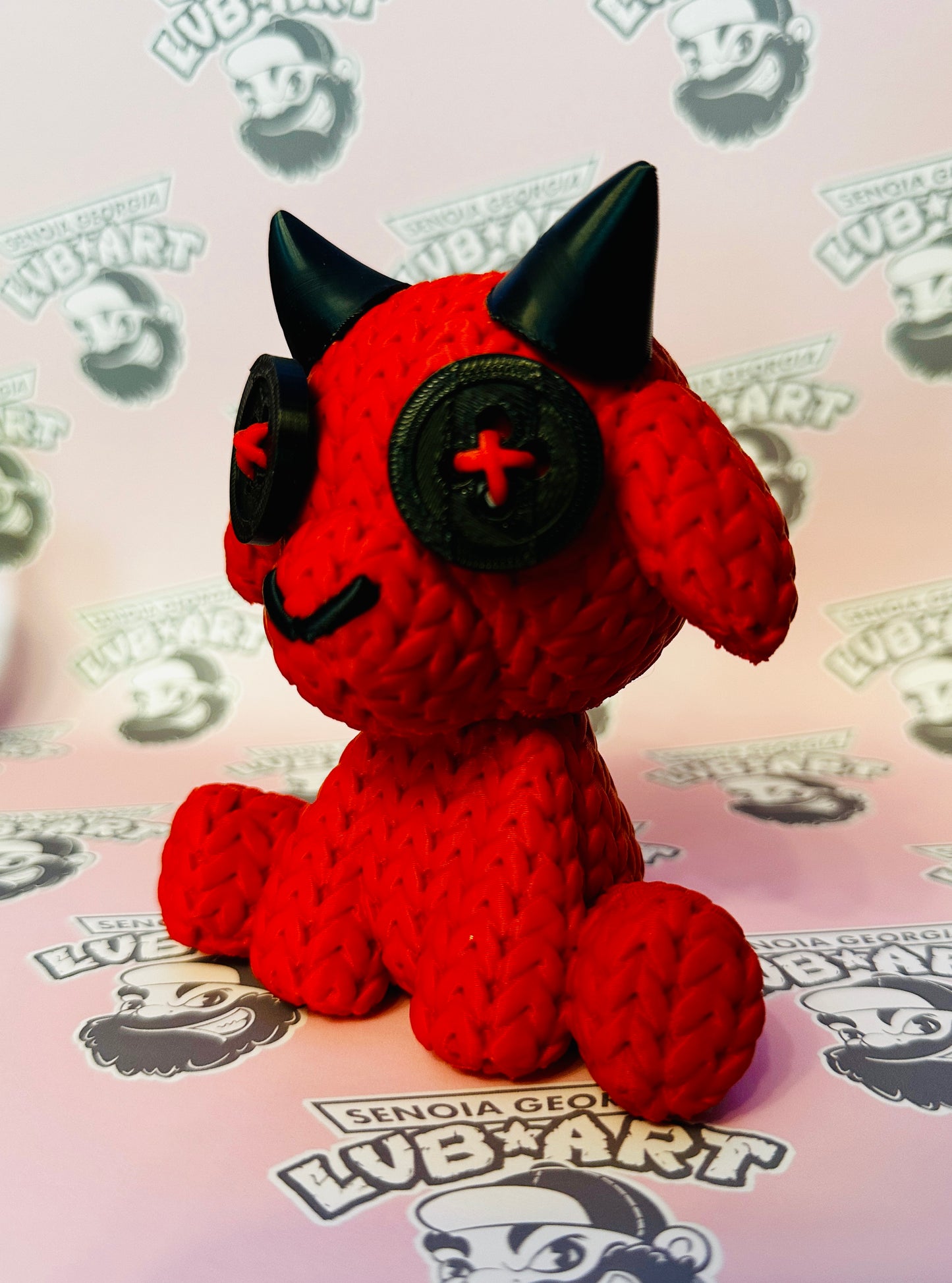 Knit Baby Goat 3D Printed Figure