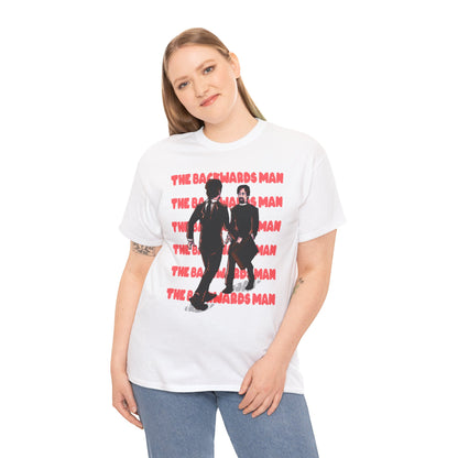 The Backwards Man Unisex Heavy Cotton Tee