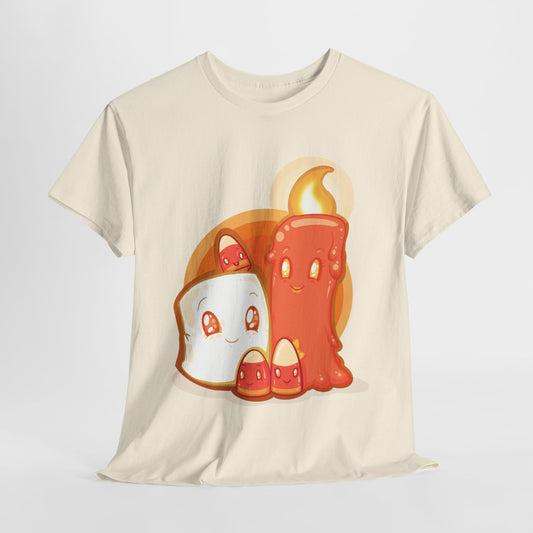 How Candy Corn Is Made Unisex Heavy Cotton Tee