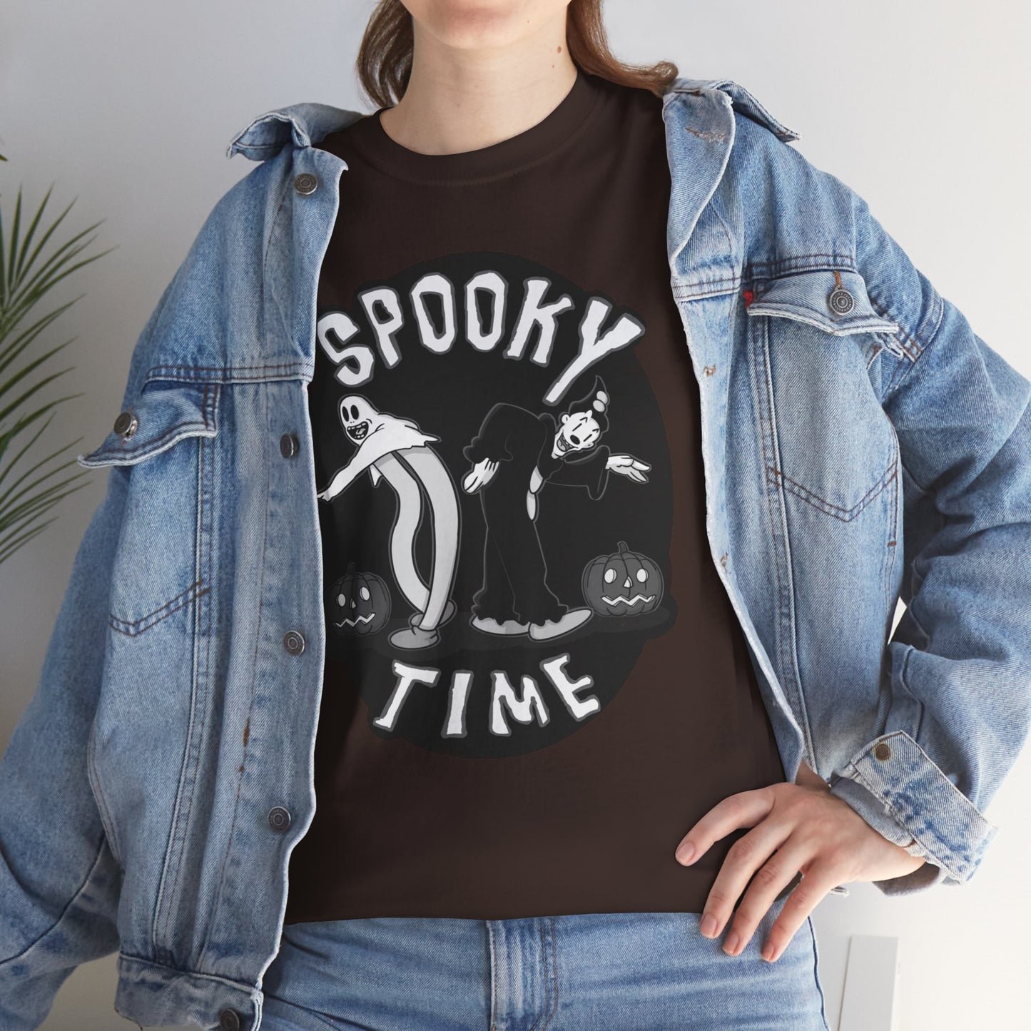Spooky Time Unisex Heavy Cotton Tee